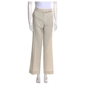 Alberta Ferretti Virgin Wool Wide Leg Pants